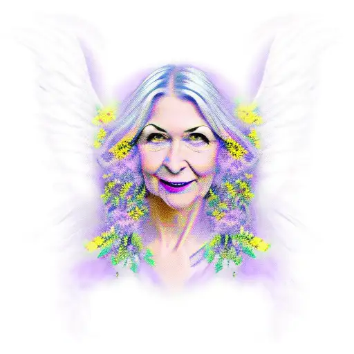 Angel Grandma Lavender