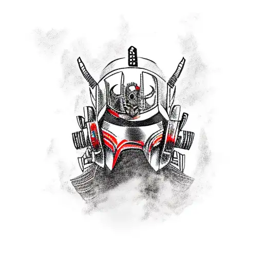 Iron Samurai With Ak 47