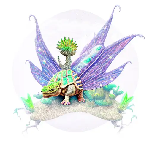 Ankylosaurus With Fairy Wings