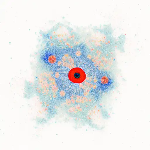 A Constellation Of Poppy Flowers Blooming In Space