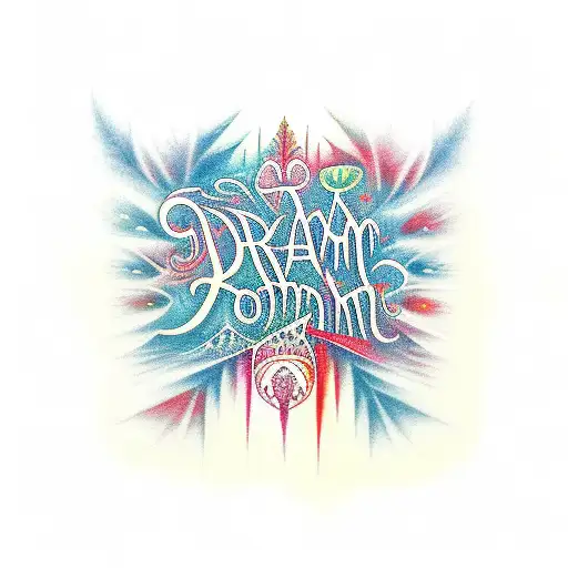 Ambigram Tha Says Dream One Way And World The Other In Tree Branches