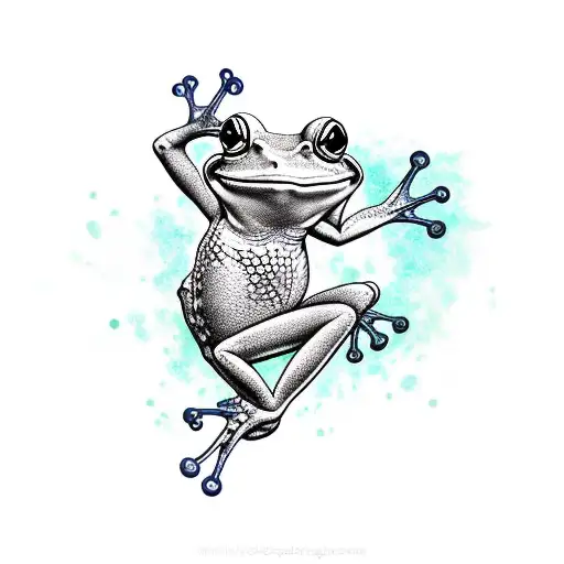 Frog With A Scopion On Its Back