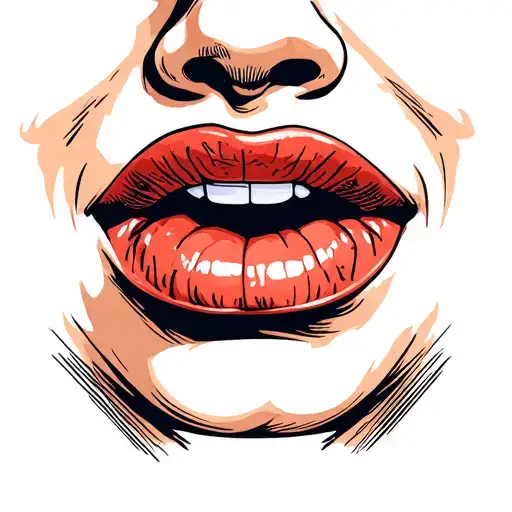 Lower Lip Biting Its Own