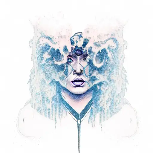 Raven Turning Into Dust