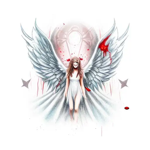 Angel With Blood Wings