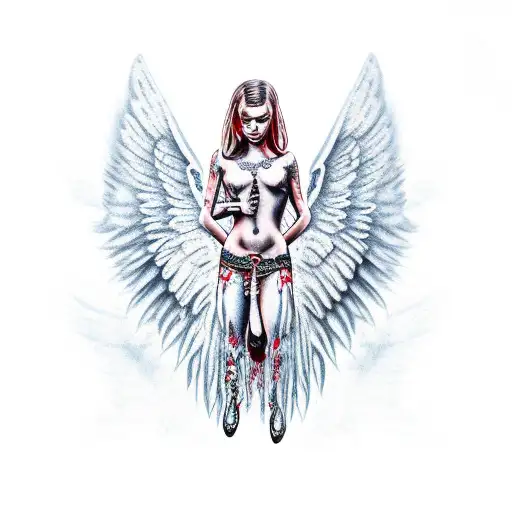 Angel With Blood Wings