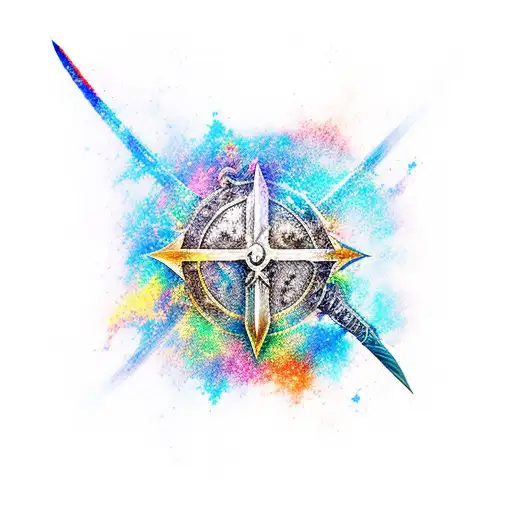 Final Fantasy X Brotherhood Sword With Water Effects