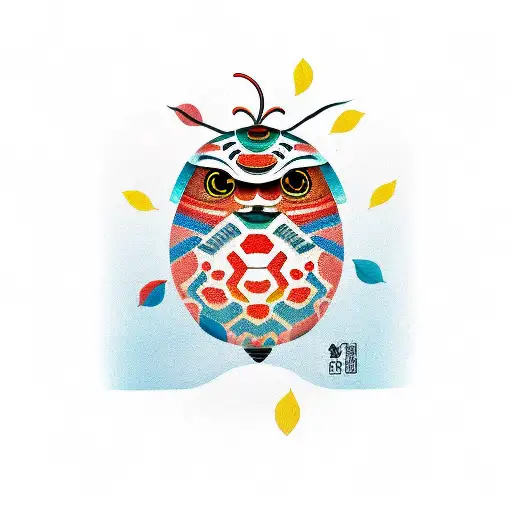 Moth With Daruma