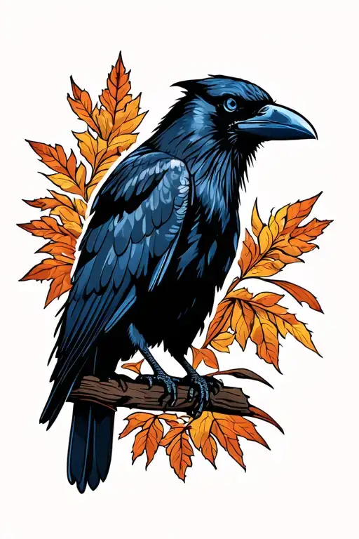 Raven Perched