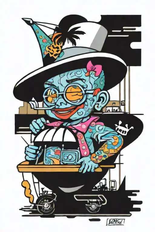 Pop Art Design Representing Sugar Babies And Travel