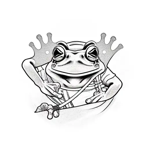 Japanese Frog Samurai