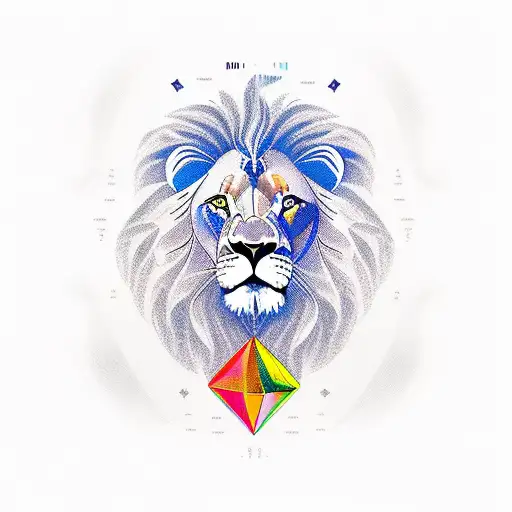 Lion Music Note Prism
