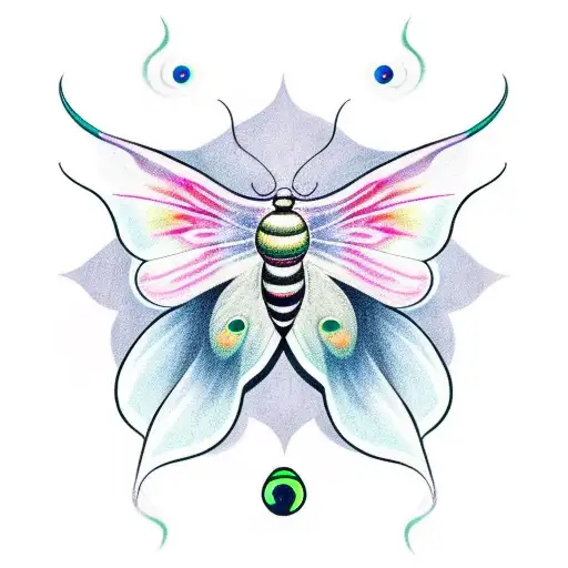 Death Moth As A Luna Moth