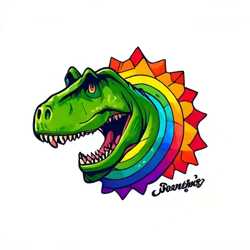 Dinosaur Goonies Rainbow