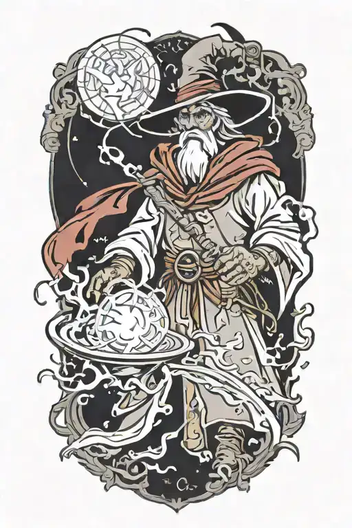 Mage Casting A Spell