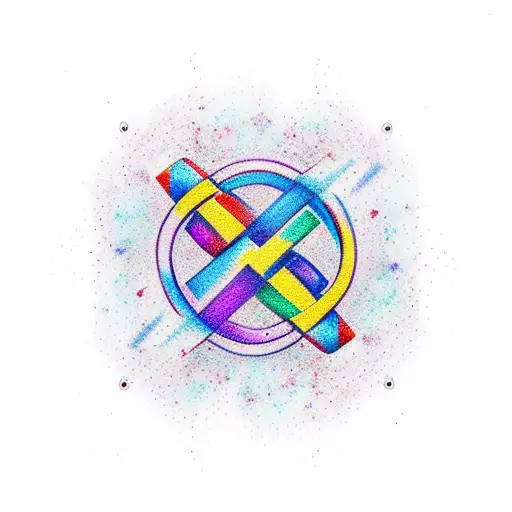 Perfectly Imperfect Double Infinity Symbol