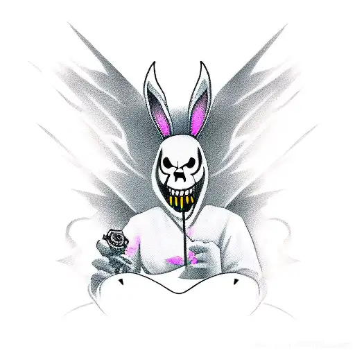 Playboy Bunny Logo Ghost Grim Reaper