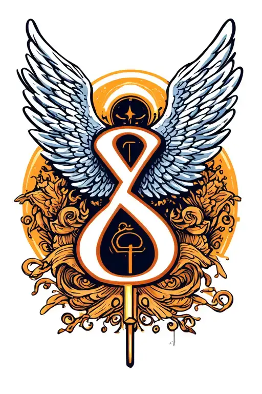 Igy6 ' Igy6' Symbol With Angel Wings