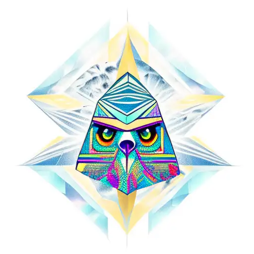 Falcon Skull Eye Piramid