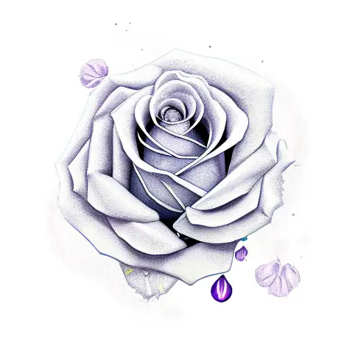 Vohnee With A Purple Rose
