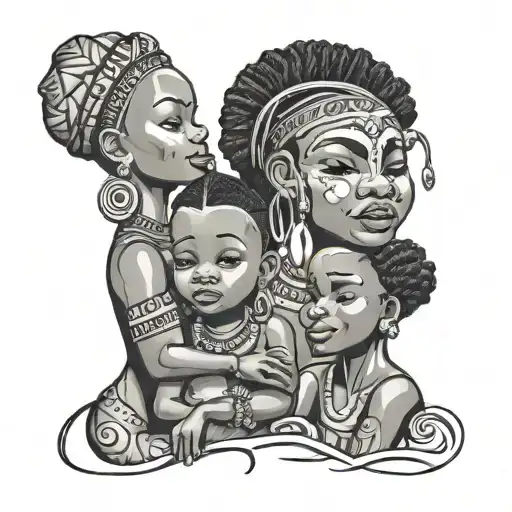 African Style Family