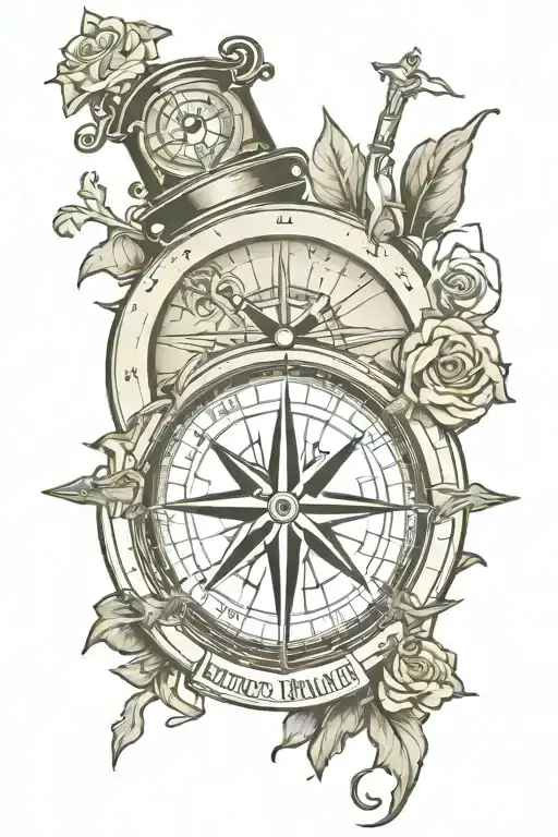 Birthdate In Compass Surrounded