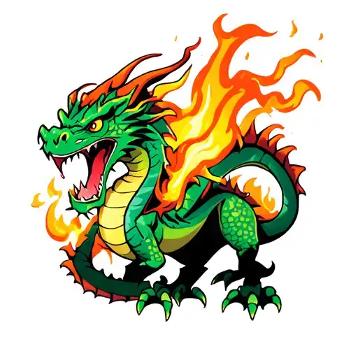Dragon Breathing Fire