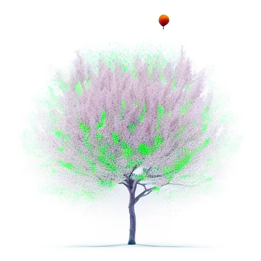 Sprout Coming Out From A Tree