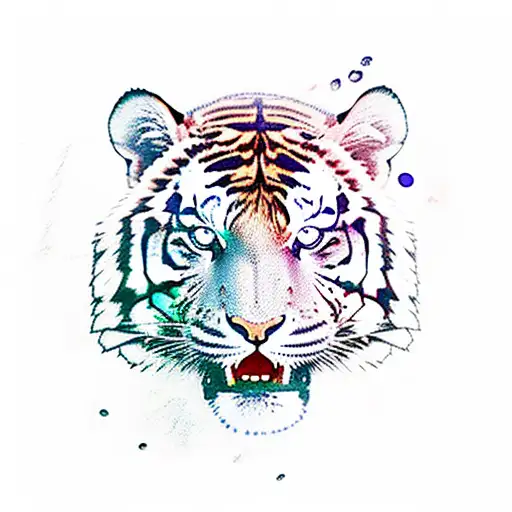 Tiger Eye With Flying Angles