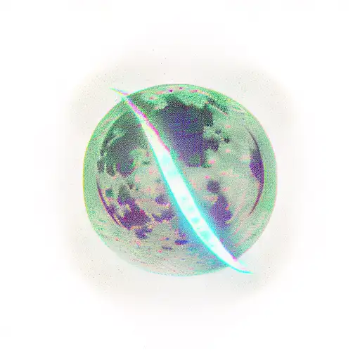 Moon With Infinity Sign