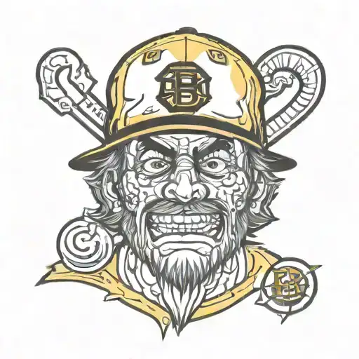 Guy With Bruins Hat One Piece