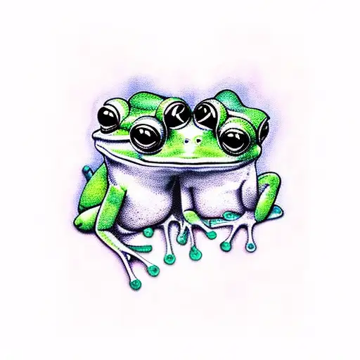 Cute Frog Couple
