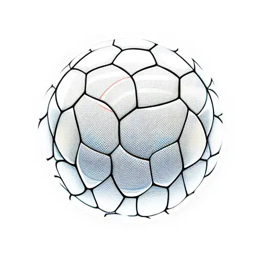 A New-school Design Of A Soccer Ball Morphing Into A Puzzle Piece Representing Autism