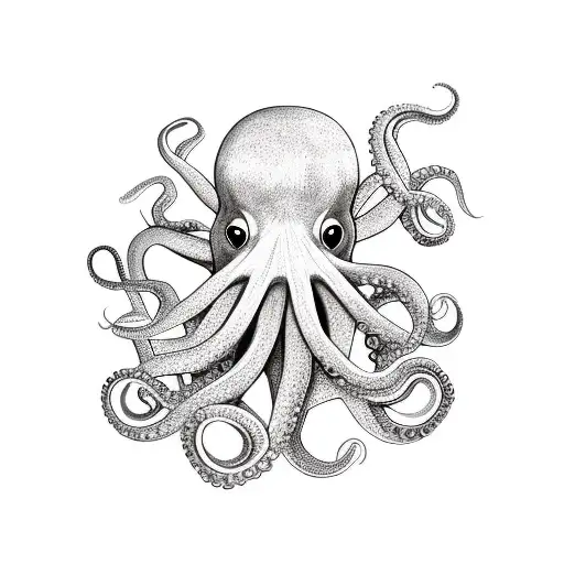 Octopus Large Along Leg