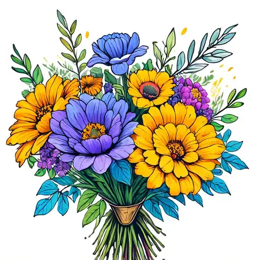 Birth Flowers Bouquet