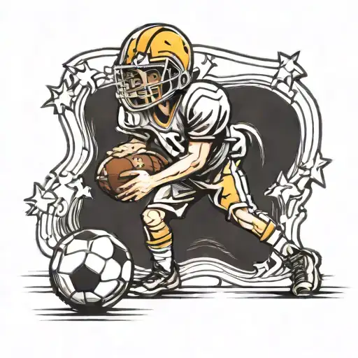 My Son Playing Football