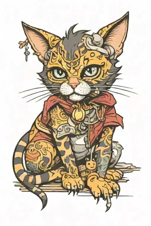 Tattoo Artist Cat
