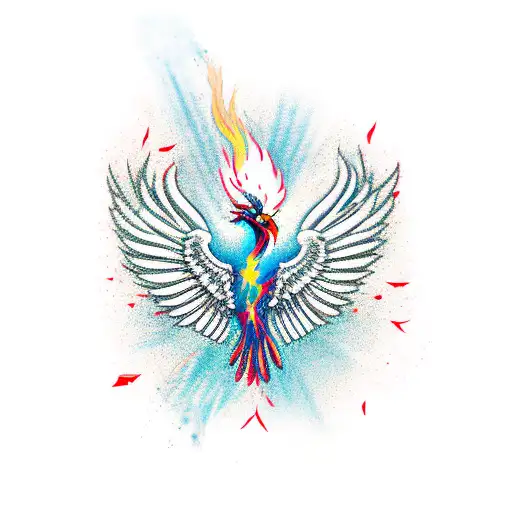 Phoenix With A Bleeding Heart