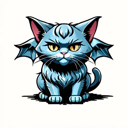 Cat Gargoyle Purched