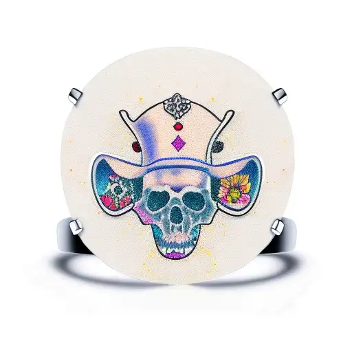 Tatoo Ring On Finger