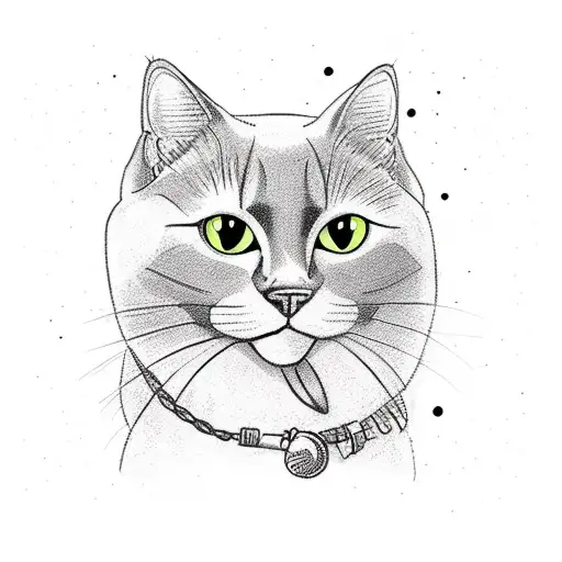 Black Cat On Bicycle