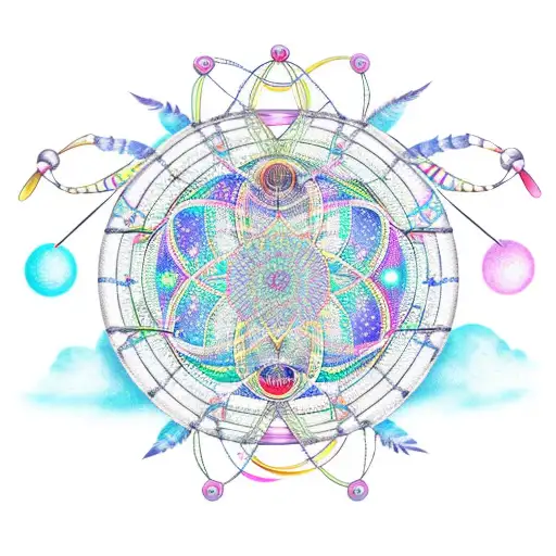 Dream Catcher With Virgo Constellation