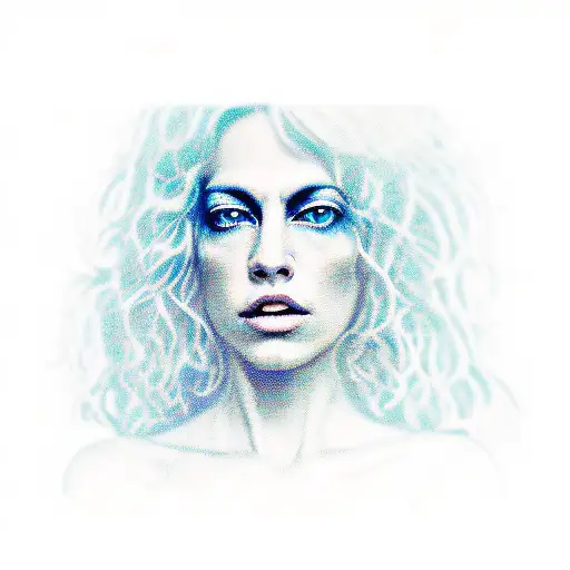 Representation Of The Wife Character From The Trial Music Clip Of Pink Floyd