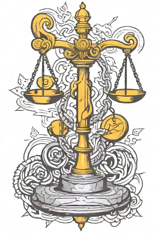 Scale Of Justice And An Electrician Symbol Incorporated