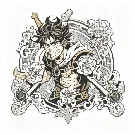 Anime Black Clover Asta