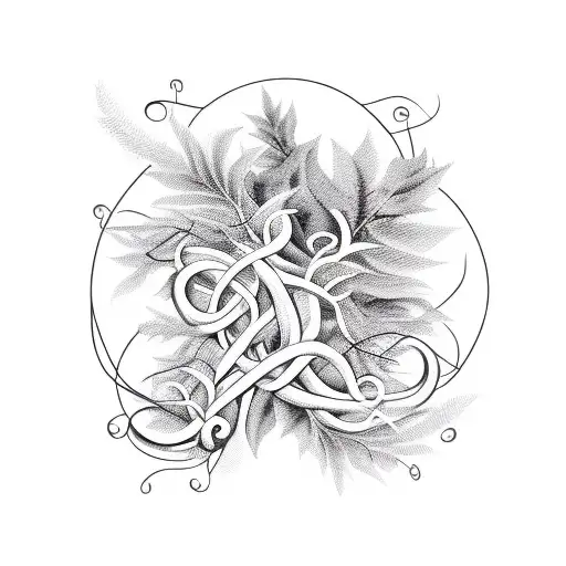 Bible Verse With Vines Around