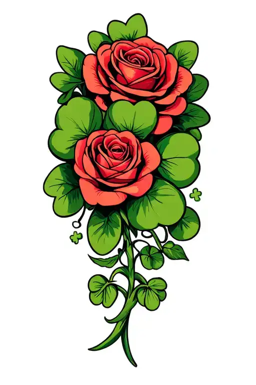 Shamrock And Roses