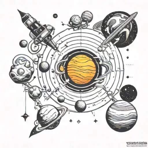 Galaxy Themed Solar System