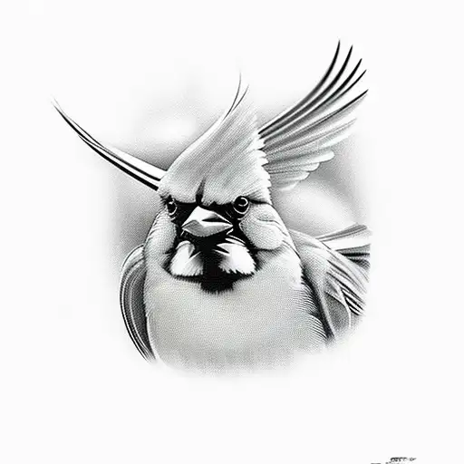 Cardinal With The Names Betty And Arthur