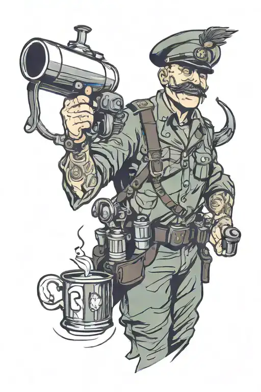 Russian Military Bartender